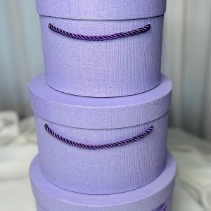 LAVENDER HAT TRIO BOX