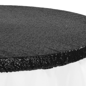 SEQUIN BLACK 60 IN CAP
