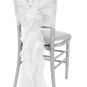 WHITE CURLY WILLOW CHAIR COVERs