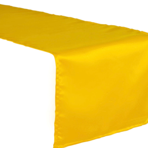 YELLOW SATIN RUNNER