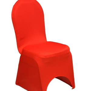 RED SPANDEX CHAIR COVER