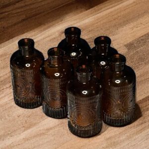 BROWN BUD VASE