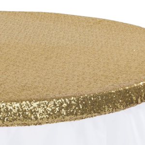 GOLD SEQUIN CAP 60 IN