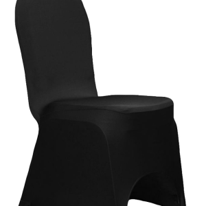 BLACK CHAIR COVER