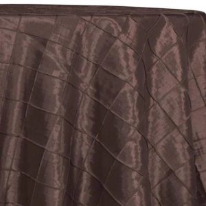 BROWN PINTUCK CLOTH