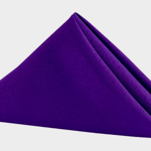 PURPLE POLYESTER NAPKIN