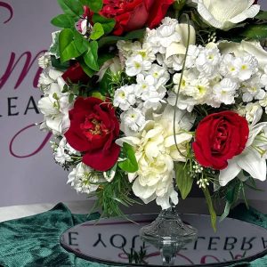 Red/White Floral Bouquet